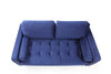 Divano 2 posti in velluto Rome Blu (4)
