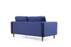 Asir Divano 2 posti in velluto Rome Blu