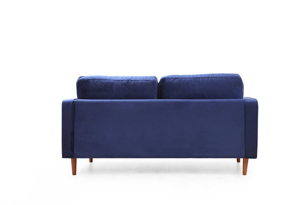 Asir Divano 2 posti in velluto Rome Blu