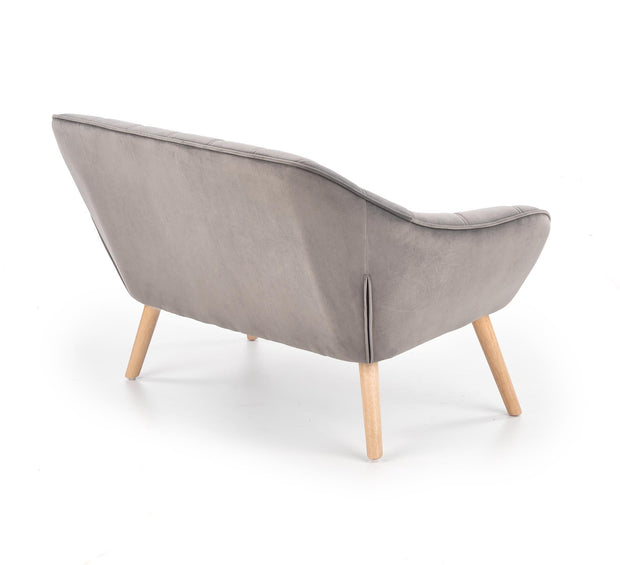Halmar Divano 2 posti in velluto Romulus XL Grigio
