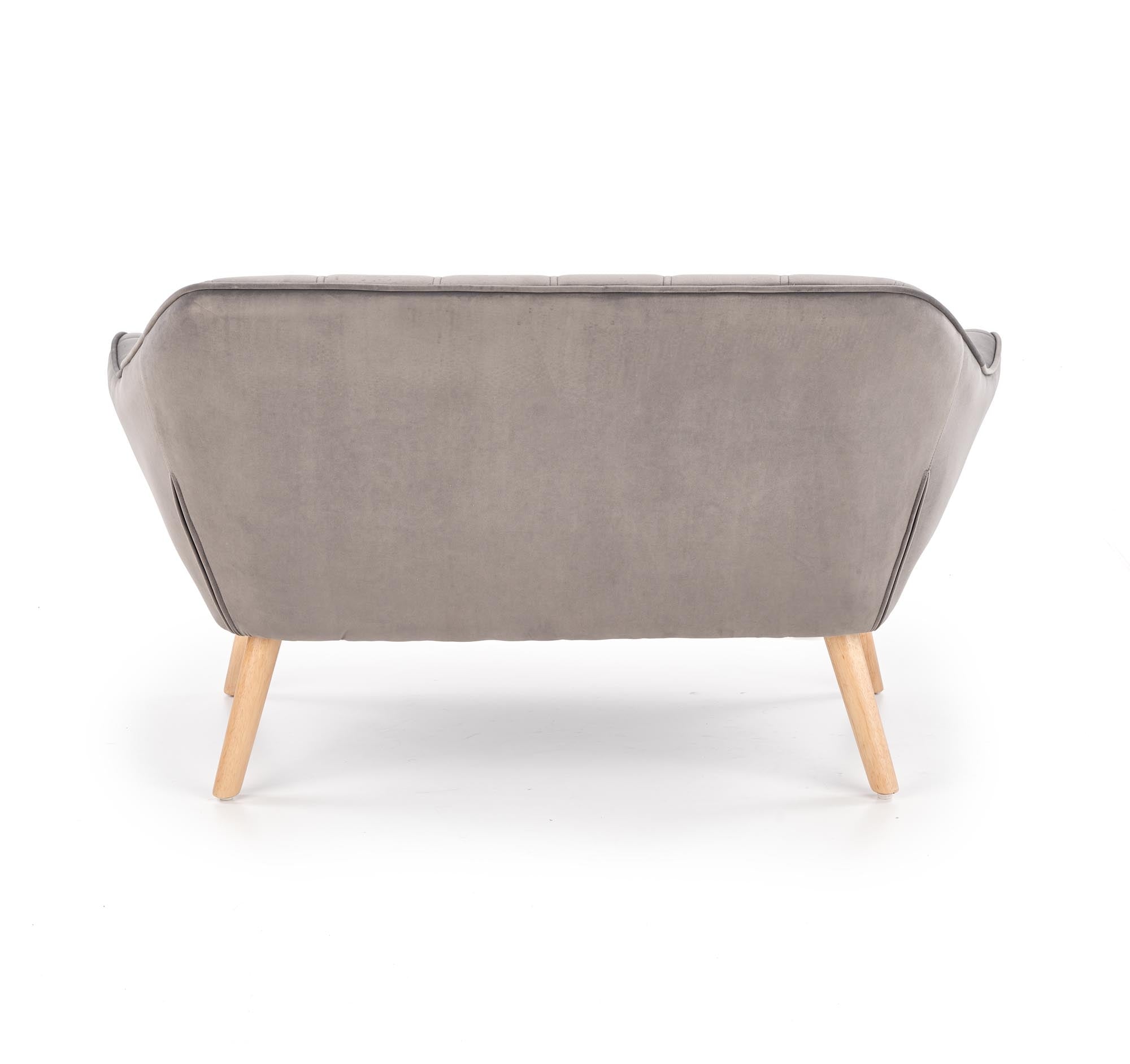 Halmar Divano 2 posti in velluto Romulus XL Grigio