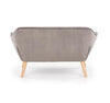 Halmar Divano 2 posti in velluto Romulus XL Grigio