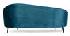 Bizzotto Divano 2 posti in velluto Seraphin Blu