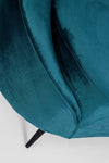 Bizzotto Divano 2 posti in velluto Seraphin Blu
