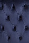 Bizzotto Divano 2 posti in velluto Tenbury Blu