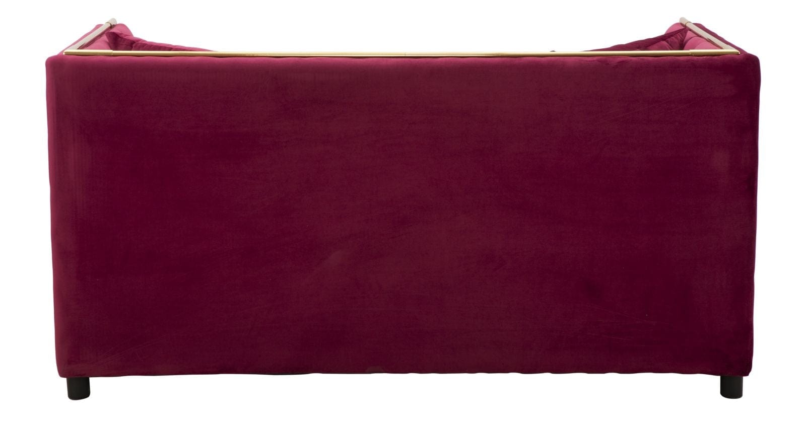 Mauro Ferretti Divano 2 Posti Luxury Bordeaux cm 153x78x79