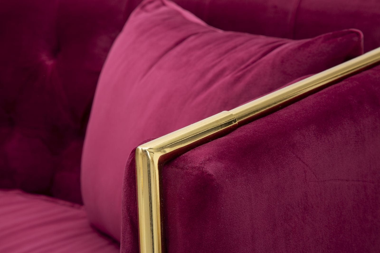 Mauro Ferretti Divano 2 Posti Luxury Bordeaux cm 153x78x79