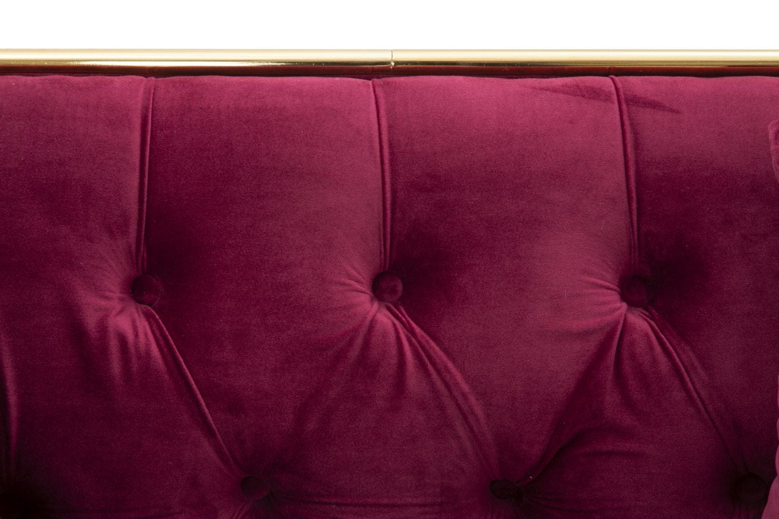 Mauro Ferretti Divano 2 Posti Luxury Bordeaux cm 153x78x79