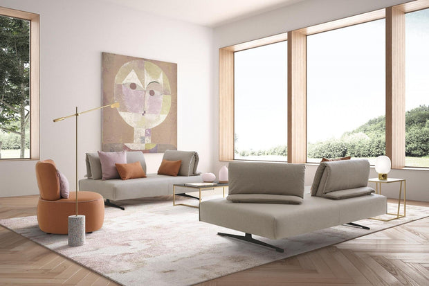 LeComfort Divano 3 posti Abbra Cappuccino