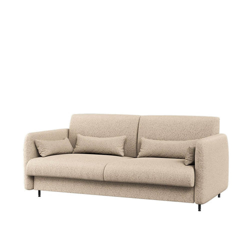 Lenart Divano 3 posti in tessuto BC19 Beige, per Letto a Scomparsa Bed Concept Verticale, 160 x 200 cm