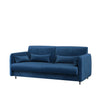 Lenart Divano 3 posti in tessuto BC19 Blu, per Letto a Scomparsa Bed Concept Verticale, 160 x 200 cm