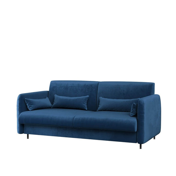 Lenart Divano 3 posti in tessuto BC19 Blu, per Letto a Scomparsa Bed Concept Verticale, 160 x 200 cm