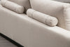 Asir Divano 3 posti in tessuto Line Beige
