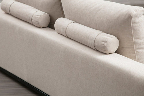 Asir Divano 3 posti in tessuto Line Beige