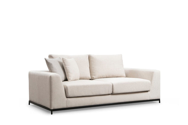 Asir Divano 3 posti in tessuto Line Beige