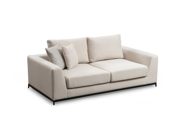 Asir Divano 3 posti in tessuto Line Beige