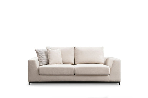 Asir Divano 3 posti in tessuto Line Beige