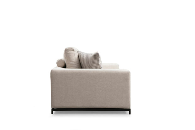 Asir Divano 3 posti in tessuto Line Beige