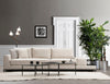 Asir Divano 3 posti in tessuto Line Beige