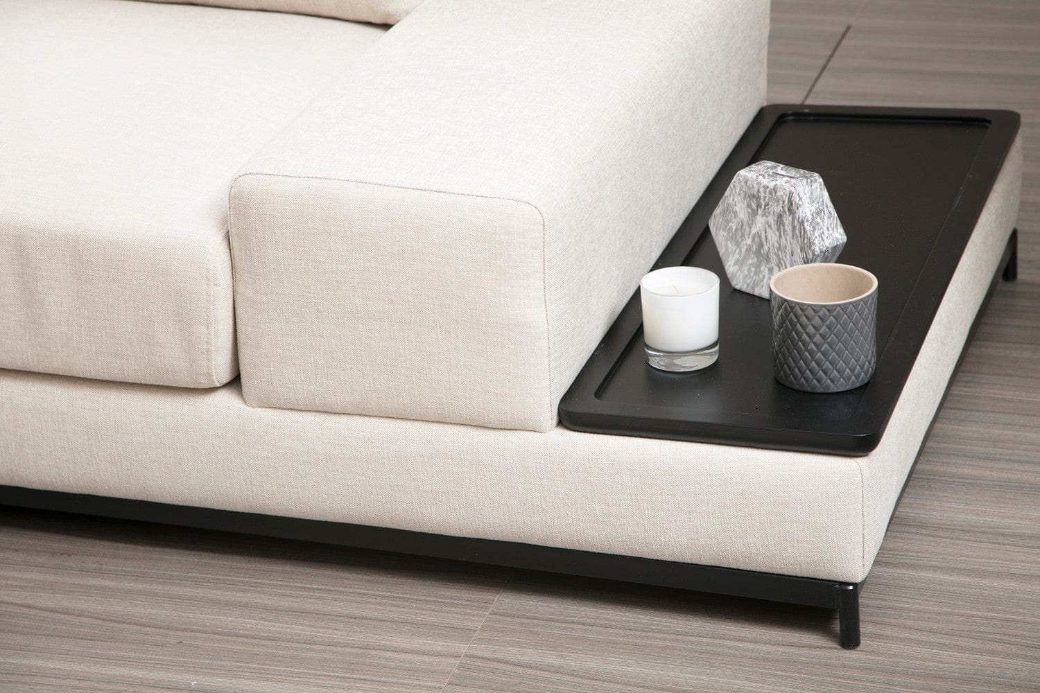 Asir Divano 3 posti in tessuto Line Beige