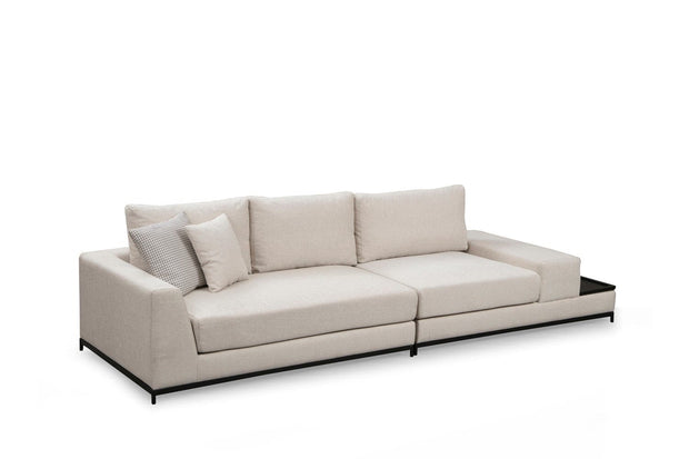 Asir Divano 3 posti in tessuto Line Beige