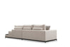 Asir Divano 3 posti in tessuto Line Beige