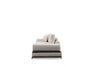 Asir Divano 3 posti in tessuto Line Beige