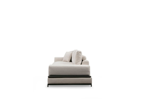 Asir Divano 3 posti in tessuto Line Beige