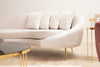 Asir Divano 3 posti in velluto Eses I Beige