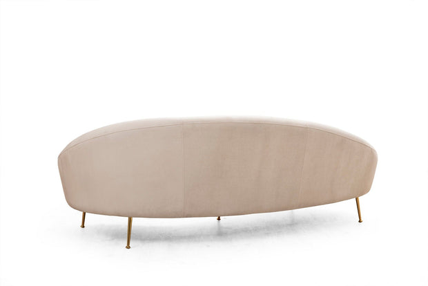 Asir Divano 3 posti in velluto Eses I Beige