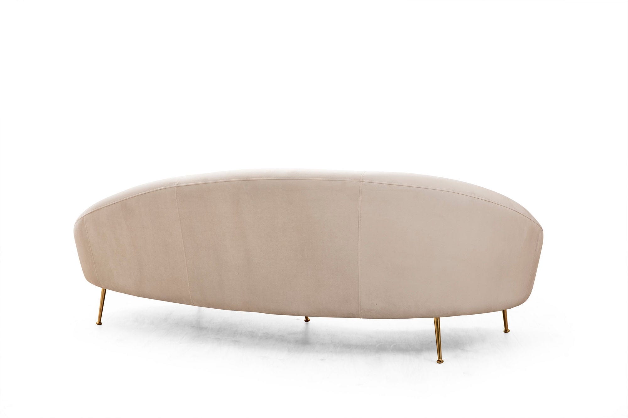 Asir Divano 3 posti in velluto Eses II Beige