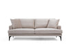 Asir Divano 3 posti in velluto Papira Beige
