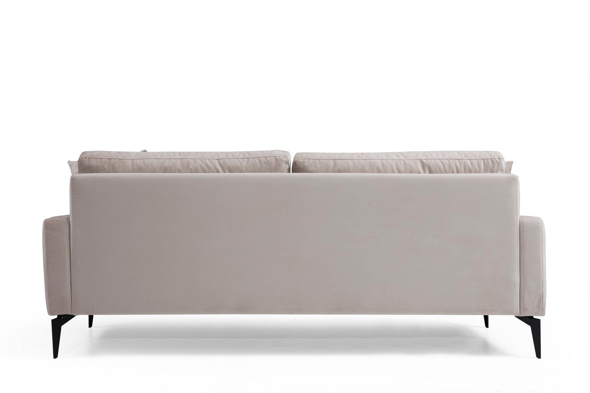 Asir Divano 3 posti in velluto Papira Beige