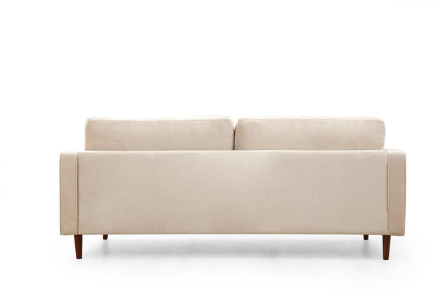 Asir Divano 3 posti in velluto Rome Beige