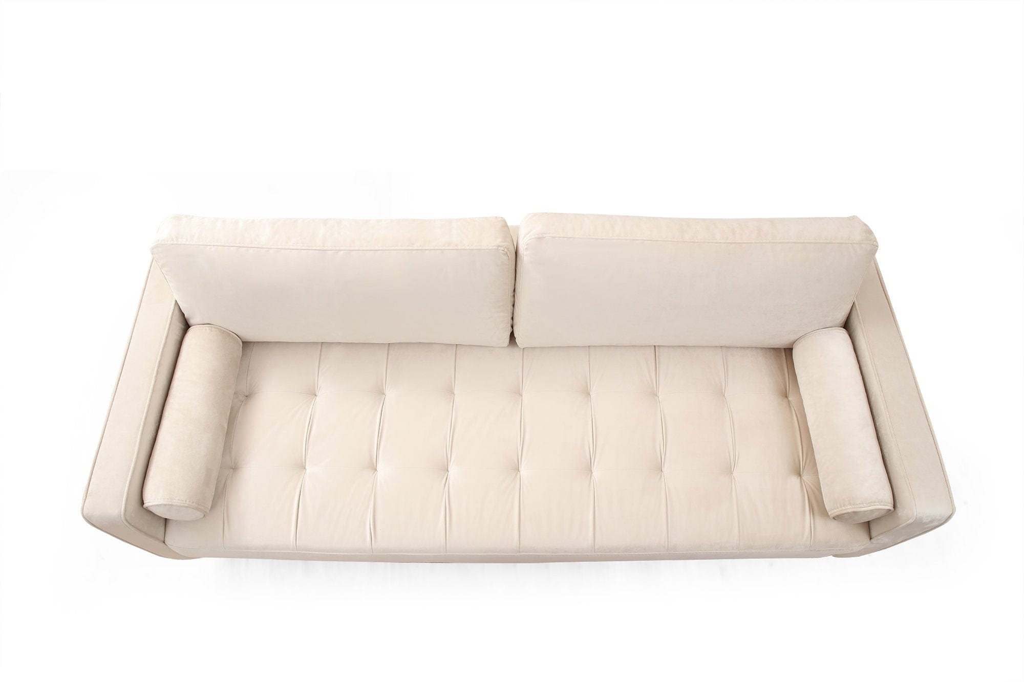 Asir Divano 3 posti in velluto Rome Beige