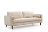 Asir Divano 3 posti in velluto Rome Beige