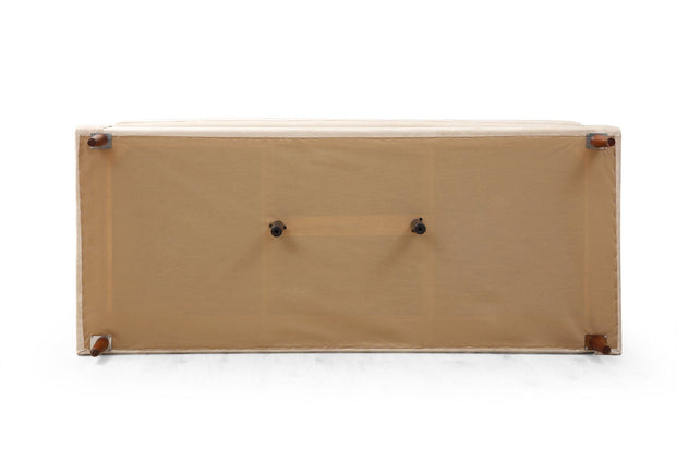 Asir Divano 3 posti in velluto Rome Beige