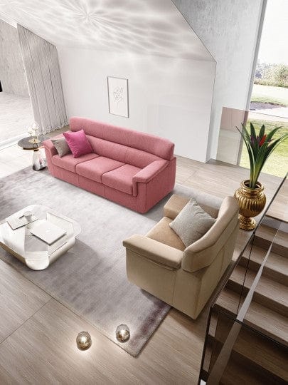 LeComfort Divano 3 posti Trickis Rosa
