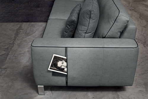 LeComfort Divano 4 posti Russo Double Grigio