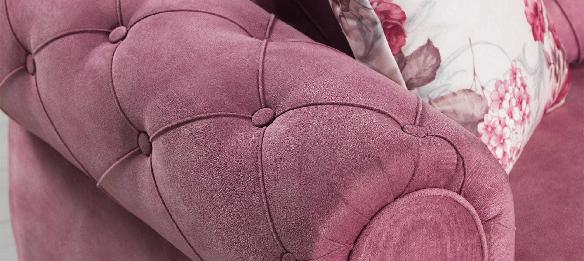 Serhat Divano allungabile con contenitore, 3 posti Mito Pink K1, l242xL96xH85 cm