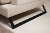 Asir Divano Angolare a destro 3 posti in tessuto Frido Beige