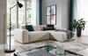 Divano Angolare a destro 3 posti Zeustron L Beige