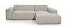 Divano Angolare a destro 3 posti Zeustron L Beige (2)