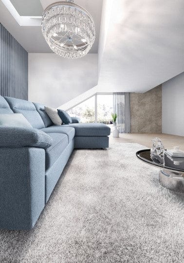 LeComfort Divano Angolare a destro 4 posti Calig Blu