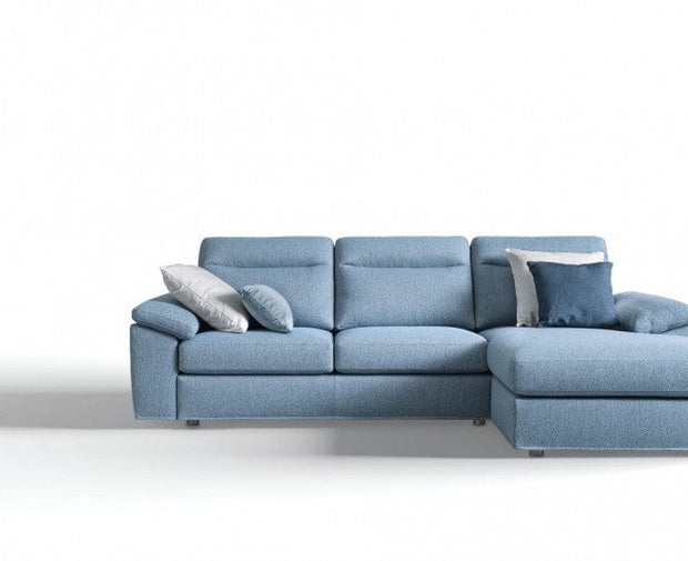 LeComfort Divano Angolare a destro 4 posti Calig Blu