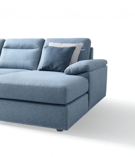 LeComfort Divano Angolare a destro 4 posti Calig Blu