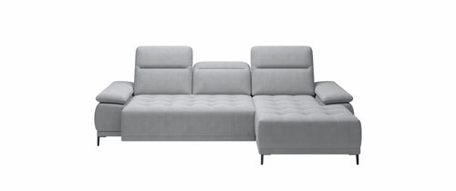 Wersal Divano Angolare a destro 4 posti Fire Mini Grigio