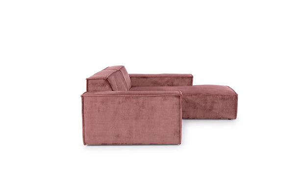 Divano Angolare a destro 4 posti Fondis Rosa (8)