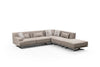 Asir Divano Angolare a destro 4 posti in tessuto Bentley Beige
