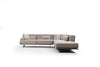 Asir Divano Angolare a destro 4 posti in tessuto Bentley Beige